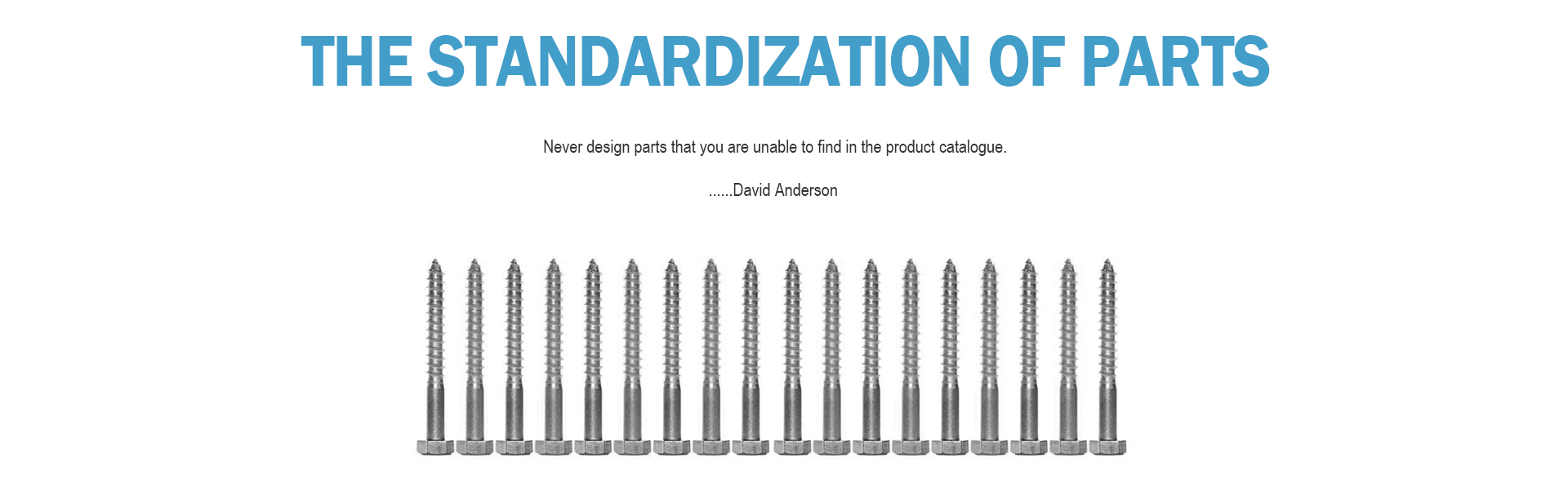 The Standardization of Parts