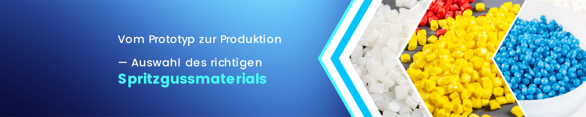 Vom Prototyp zur Produktion - Auswahl des richtigen Spritzgussmaterials